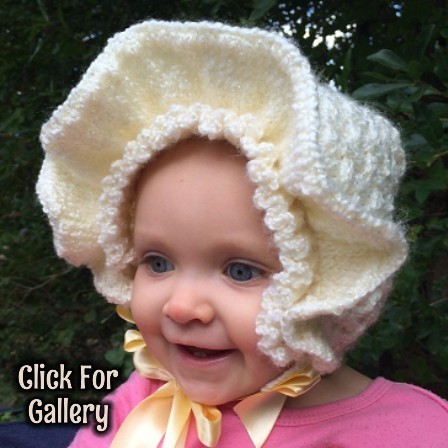 1950s Baby Bonnet